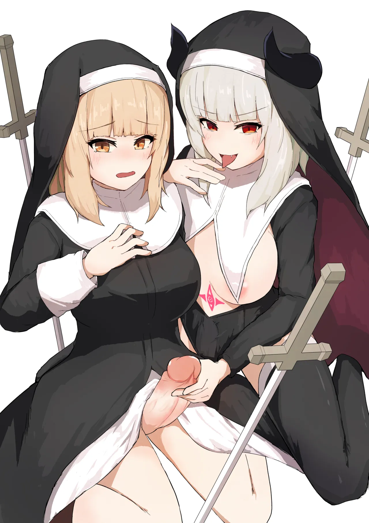 Dain no Seishoku Ma Sister Lufon | 堕淫的圣职魔 修女露芳 page 2 full