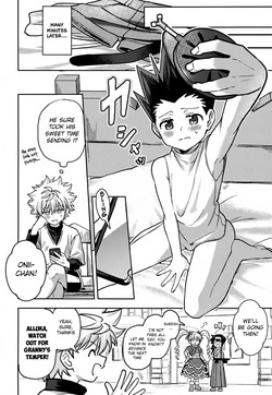 (Re:HUNTER 11) [Chouki Ryokou (5tuka)] Gamen Goshi ja Monotarinai! | Looking at You Through a Screen Is Not Enough! (Hunter x Hunter) [English] {Chin²} — page 13