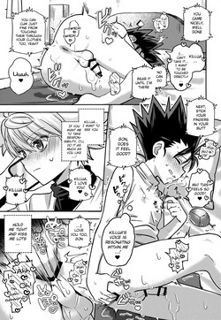 (Re:HUNTER 11) [Chouki Ryokou (5tuka)] Gamen Goshi ja Monotarinai! | Looking at You Through a Screen Is Not Enough! (Hunter x Hunter) [English] {Chin²} — page 16