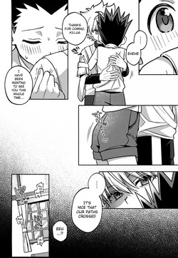 (Re:HUNTER 11) [Chouki Ryokou (5tuka)] Gamen Goshi ja Monotarinai! | Looking at You Through a Screen Is Not Enough! (Hunter x Hunter) [English] {Chin²} — page 21
