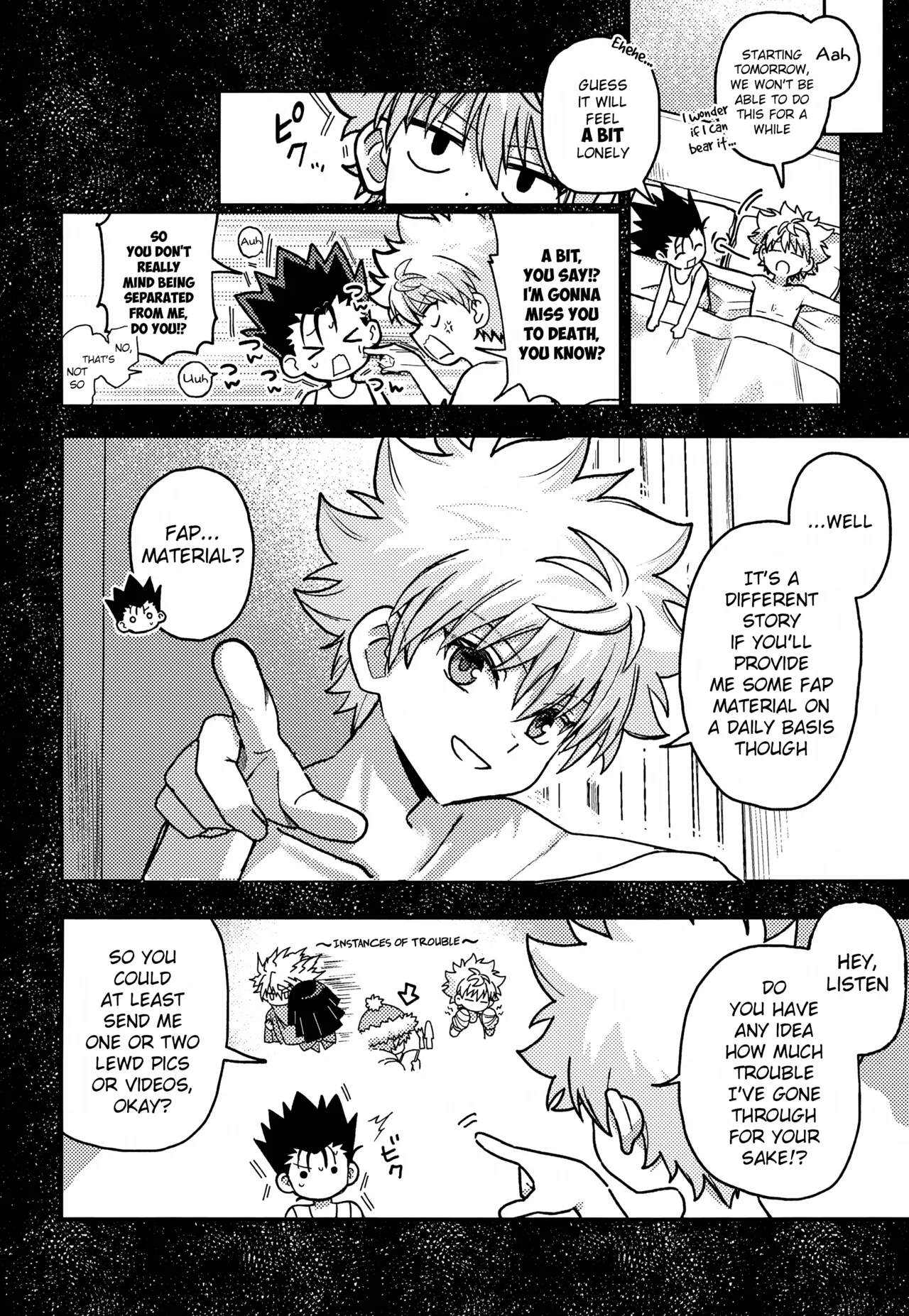 Gamen Goshi ja Monotarinai! | Looking at You Through a Screen Is Not Enough! page 9 full