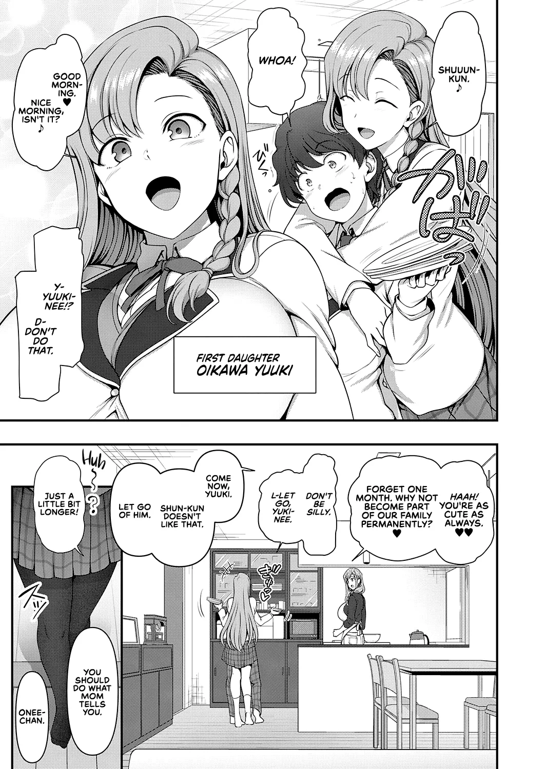 Son makes a harem of his sisters and mother. page 4 full