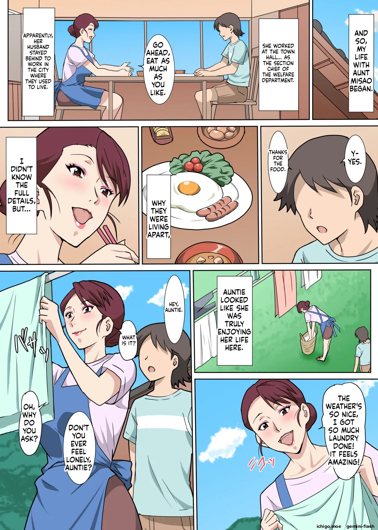 Inaka de Oba-san to Mechamecha Sex Shita Hanashi page 6 full