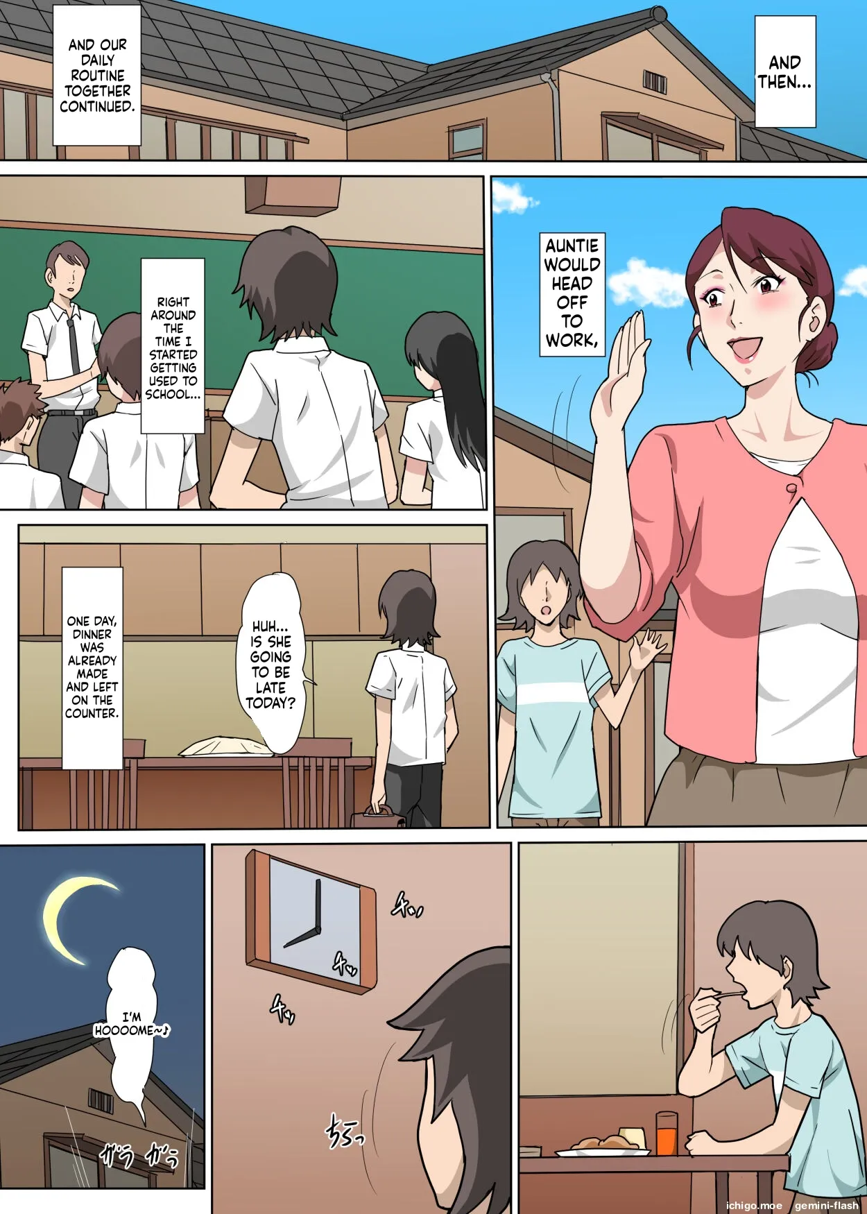 Inaka de Oba-san to Mechamecha Sex Shita Hanashi page 8 full