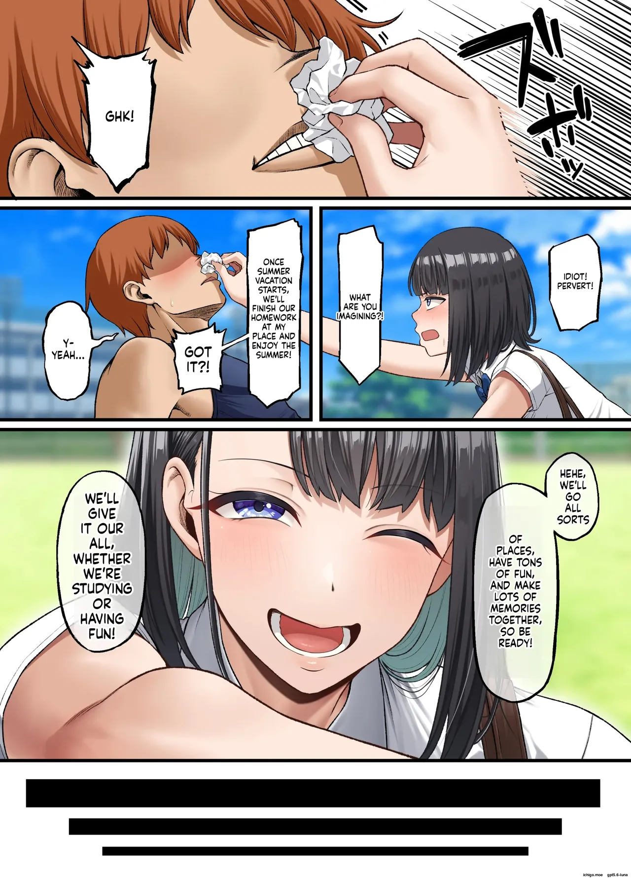 Homestay-chuu no Kokujin Chinpo ni Kanojo ga Mesu Ochi Saserareta Hanashi | The Story of My Girlfriend Falling Under the Spell of a Black Guy While Hosting a Homestay page 4 full