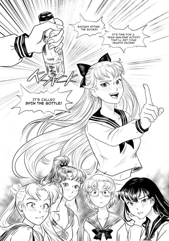Sailor Moon Kissing Game page 4 full
