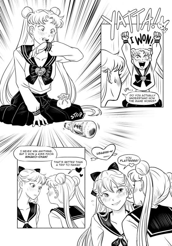Sailor Moon Kissing Game page 9 full