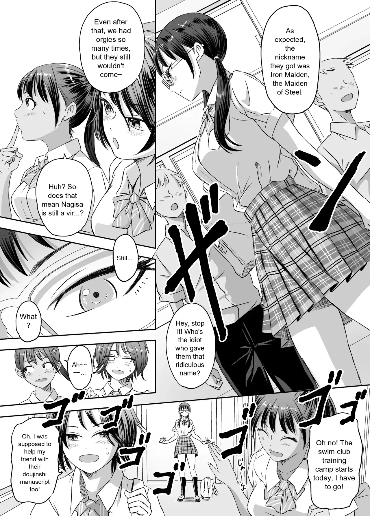Enjoying School Life While Remaining a High School Girl page 8 full