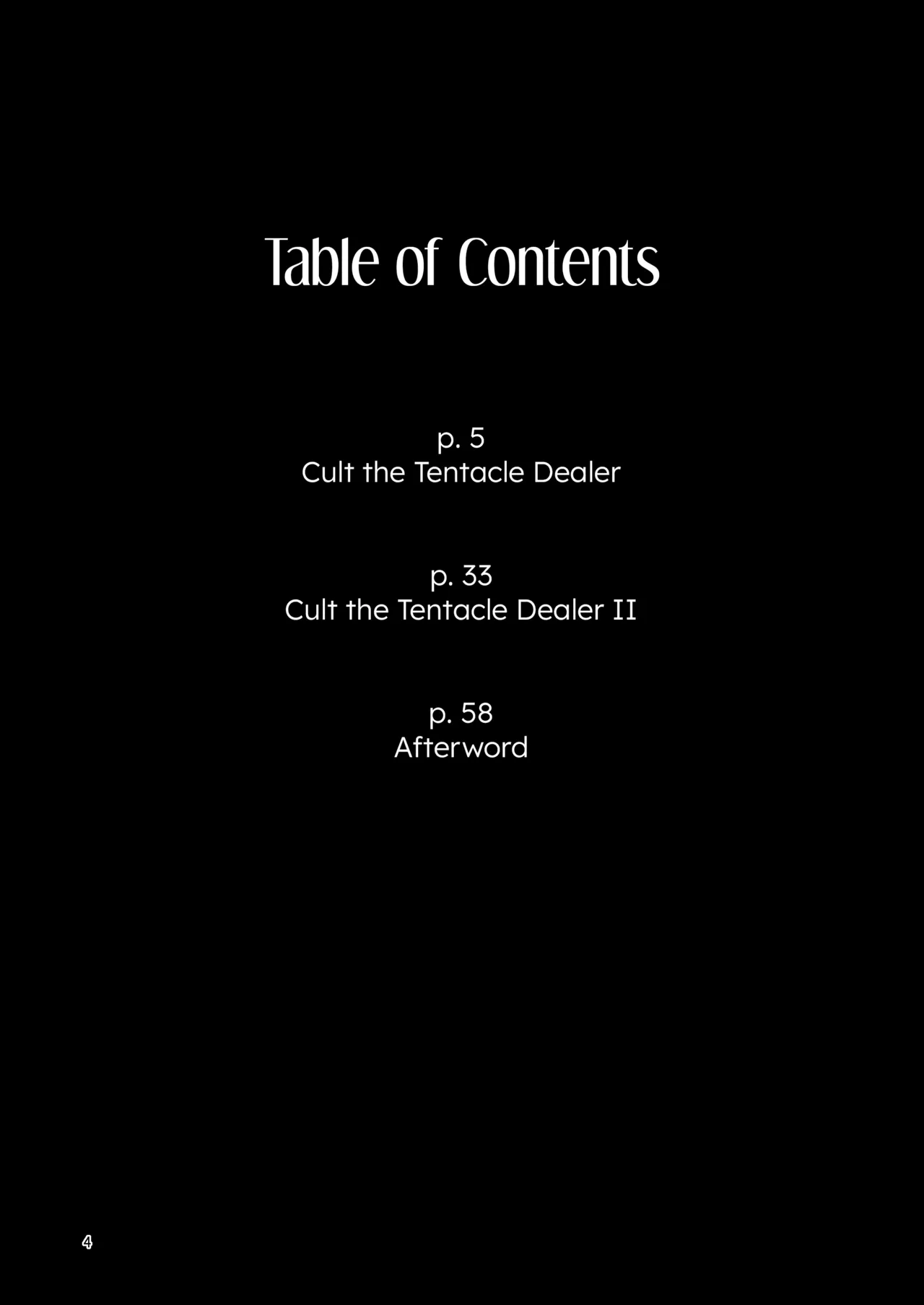 Shokushu Uri no Cult Soushuuhen 1 | Cult the Tentacle Dealer Omnibus 1 page 4 full