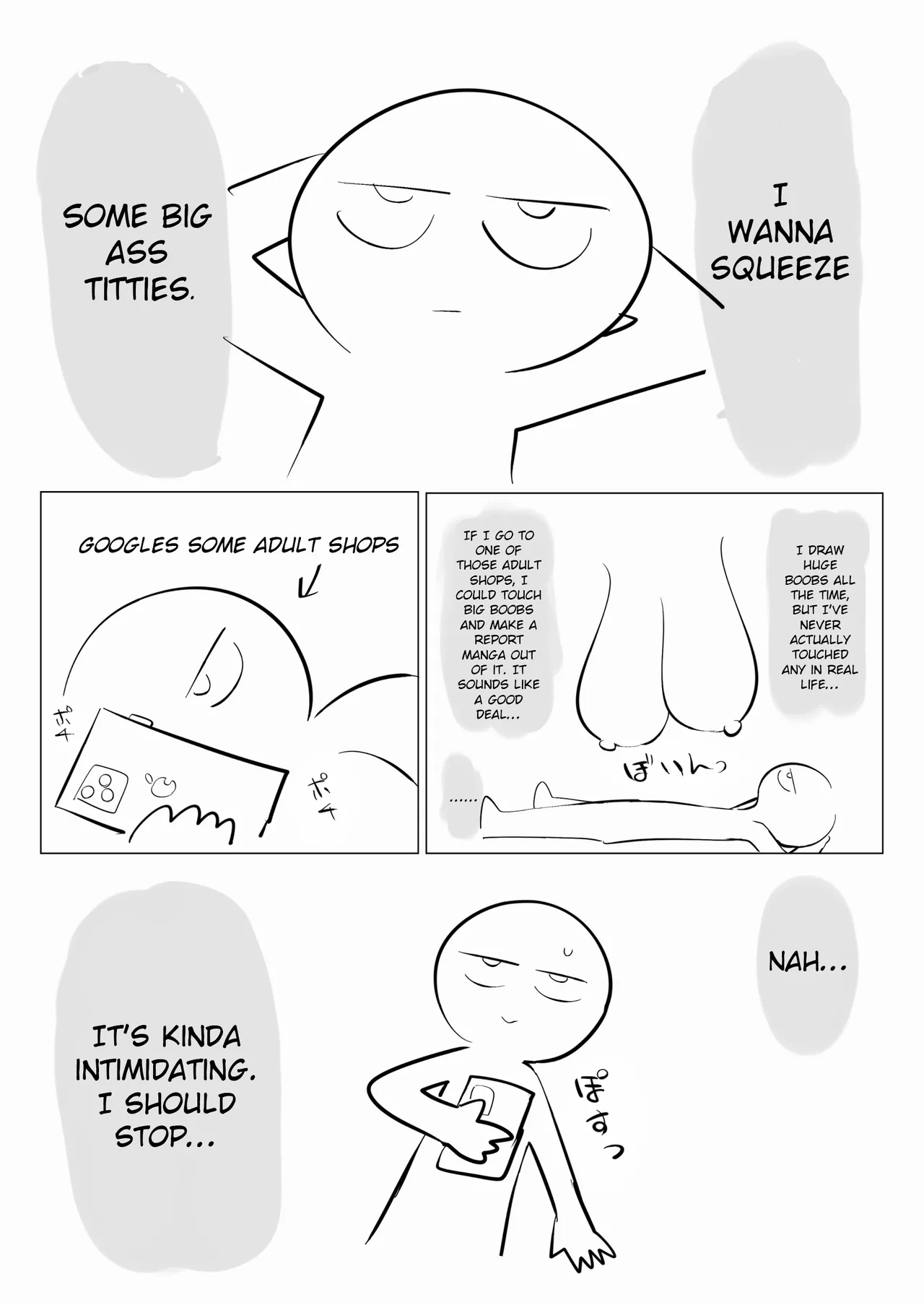 Dekachichi Momi Repo Manga | A Report Manga About Fondling Huge Titties page 2 full