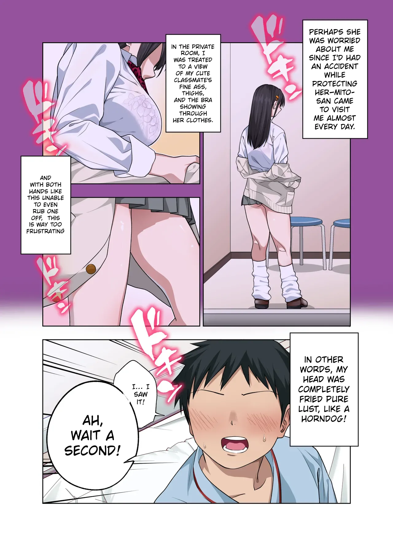 Nuite Moraimakuri Nyuuin Seikatsu ~Tasuketa Cool-Gyaru wa Jitsu wa Sukebe deshita~ page 10 full
