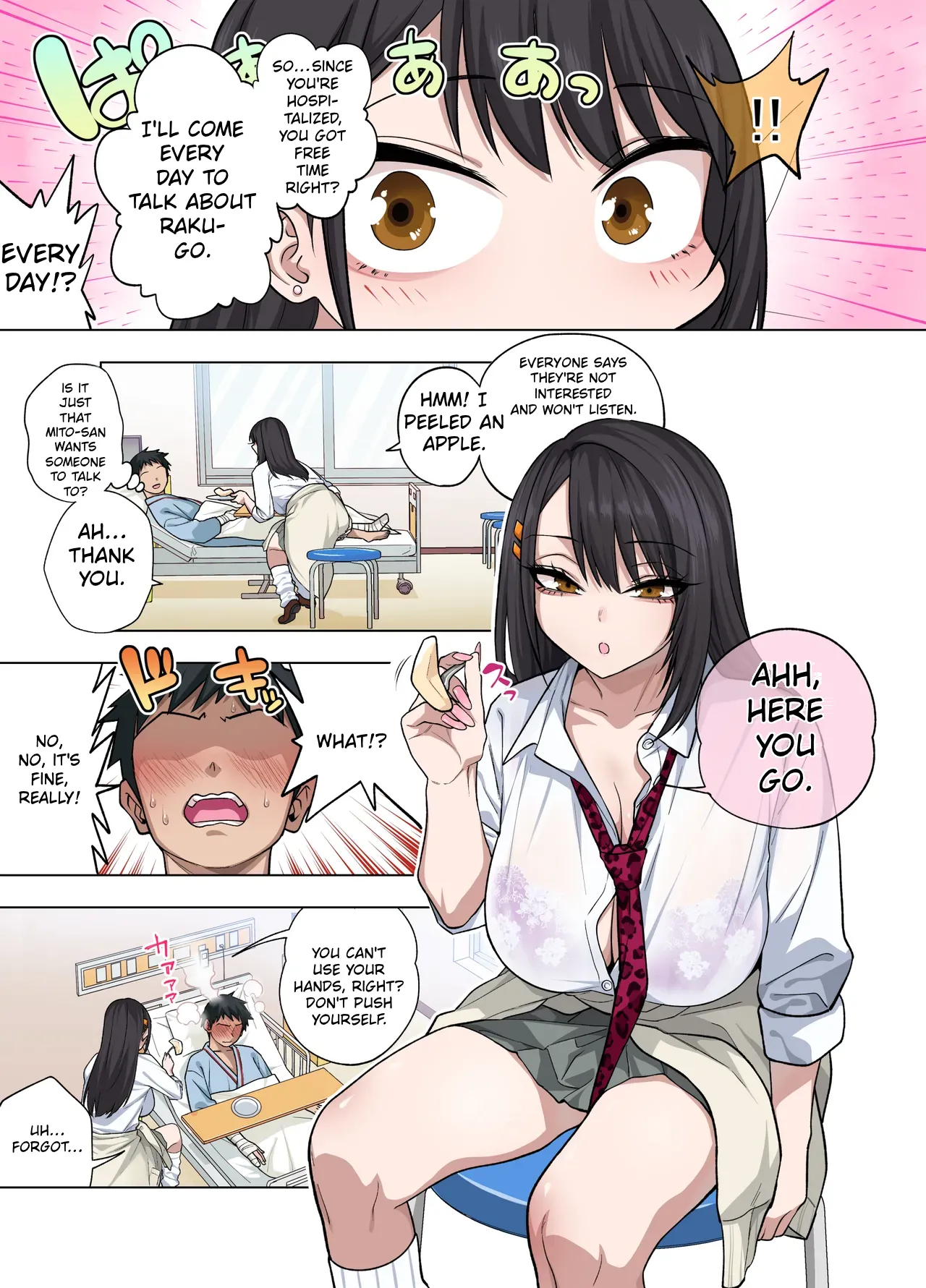 Nuite Moraimakuri Nyuuin Seikatsu ~Tasuketa Cool-Gyaru wa Jitsu wa Sukebe deshita~ page 5 full