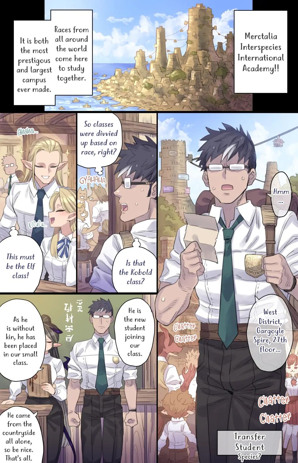 Insterspecies Academy: Succubus Class 1-2 page 1 full