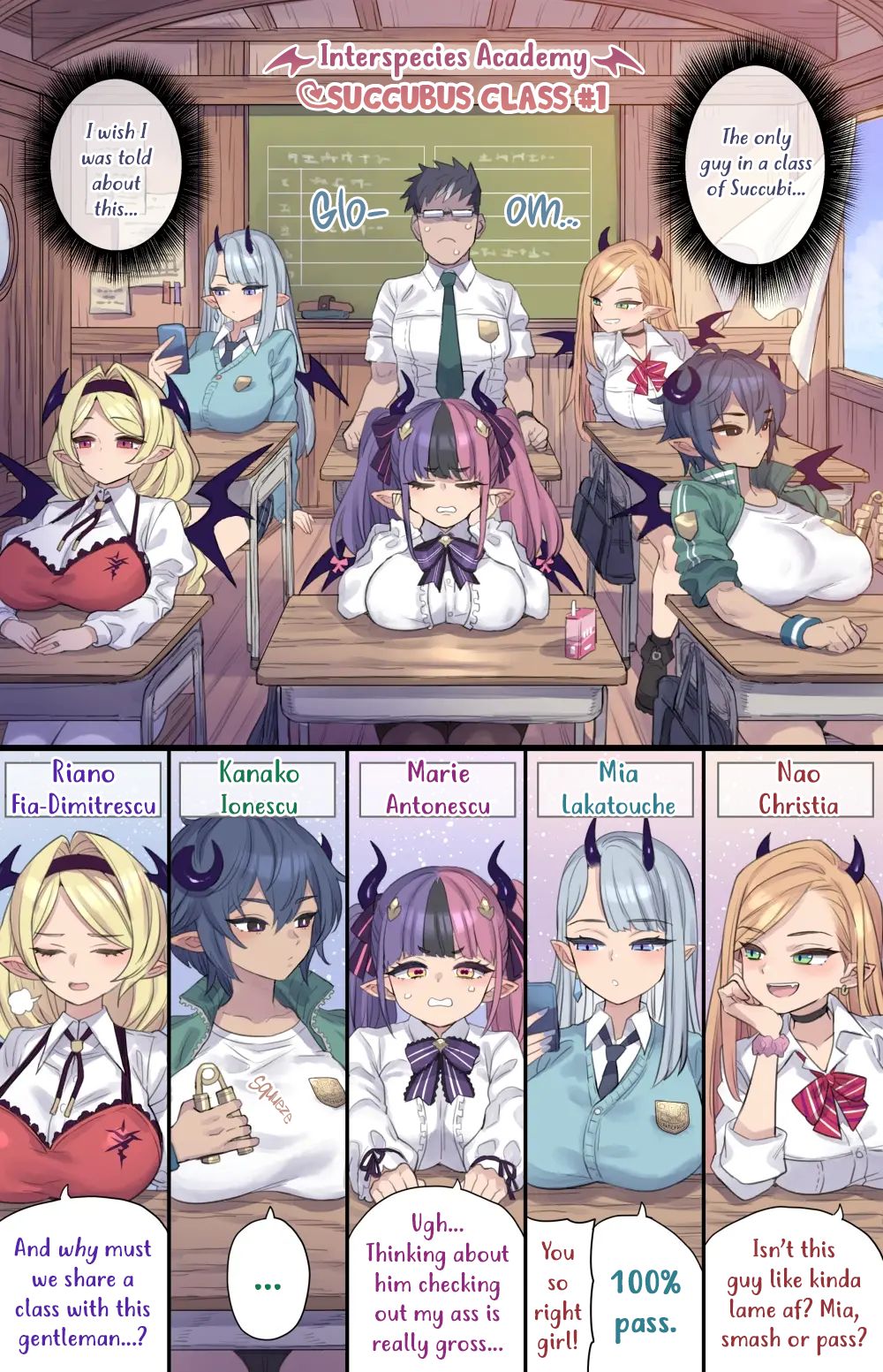 Insterspecies Academy: Succubus Class 1-2 page 2 full