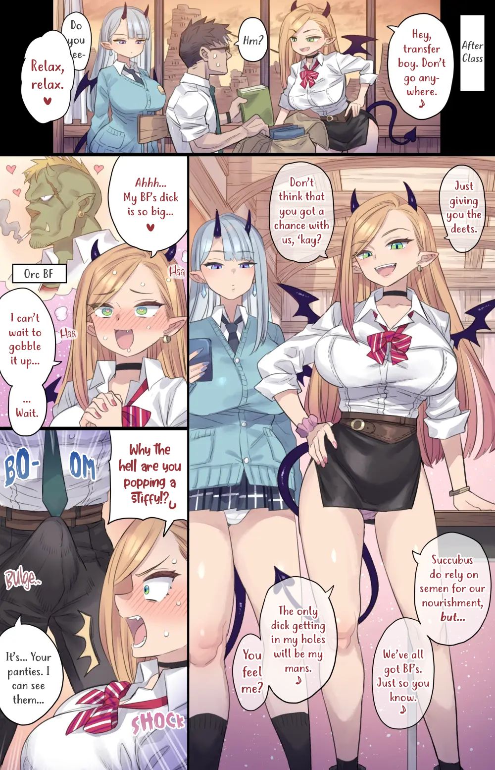 Insterspecies Academy: Succubus Class 1-2 page 3 full