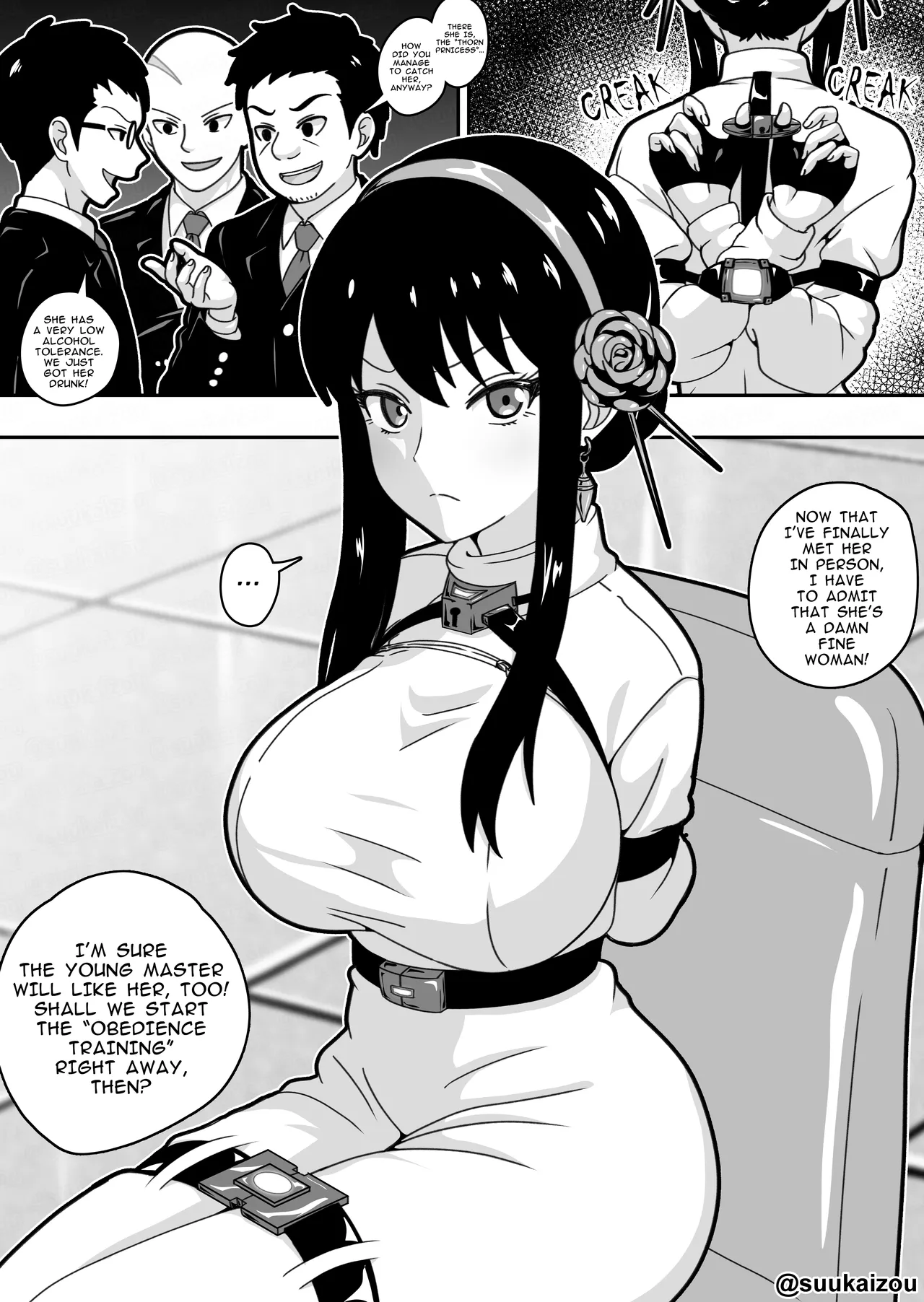 Yor Forger erotic manga page 1 full