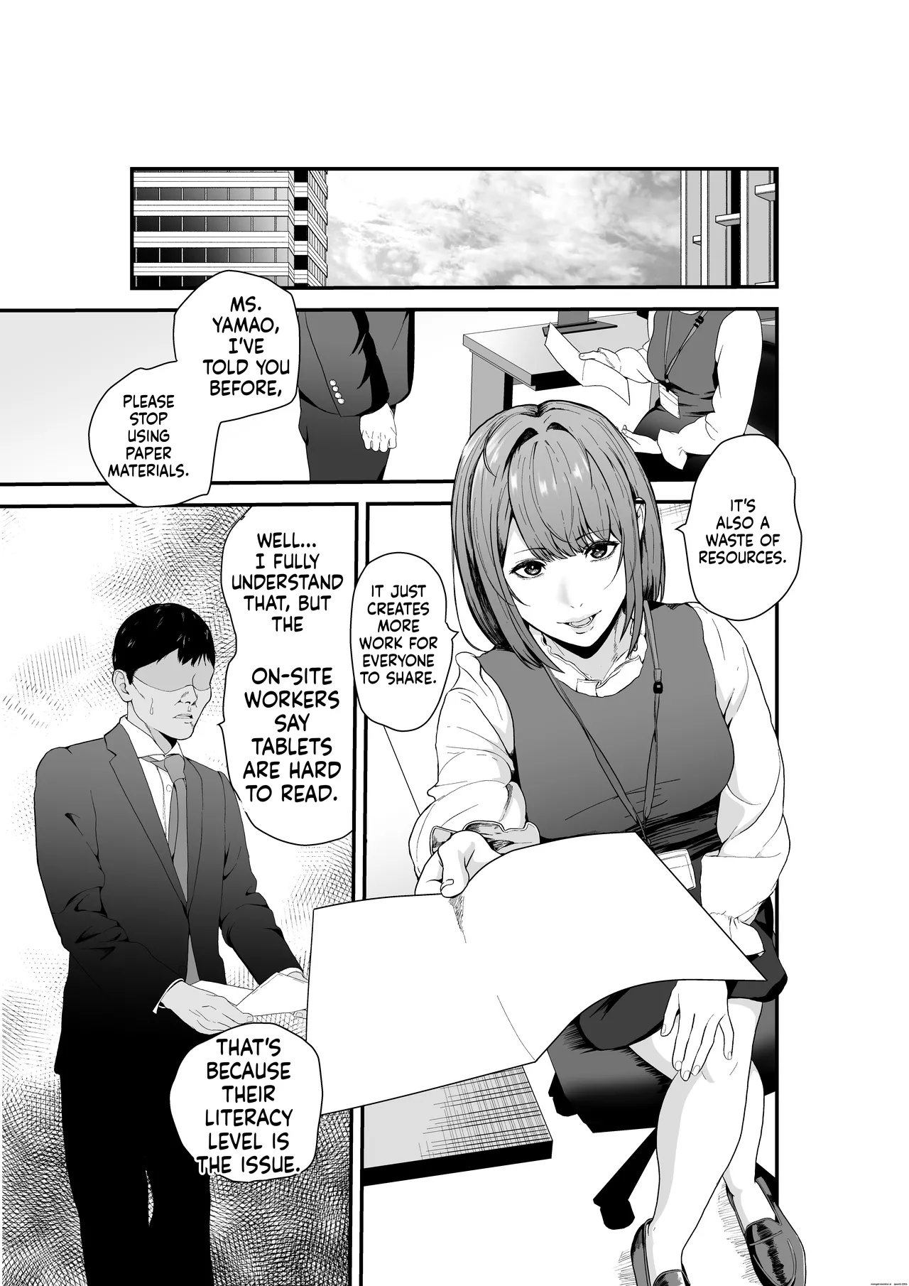 Ishiki Takai-kei Toshishita Kachou -Kanzen Kuppuku- TiPer Juushi no Onna ga Owaranai Zangyou Sex de Songen page 2 full