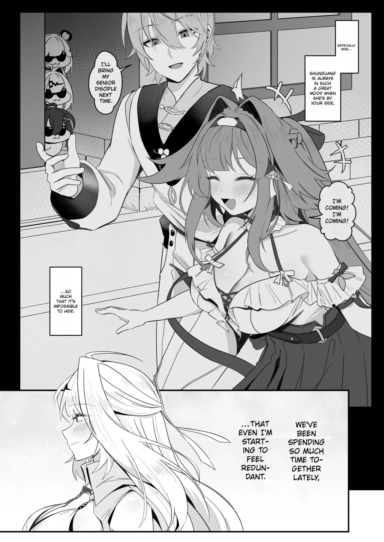 Shishou! Nozoku no Yamete Hayaku Tasuketekudasai! | Master! Stop peeking, hurry up and help me! page 3 full