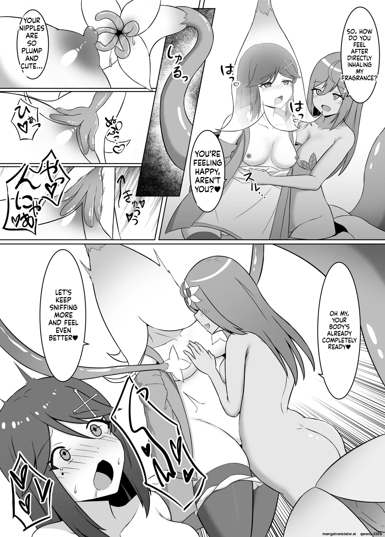 Kuro ni so maru yuri 2 Aruraune o ti si ta osananazimi ni sintai wo musiba ma re te iku hanasi page 10 full