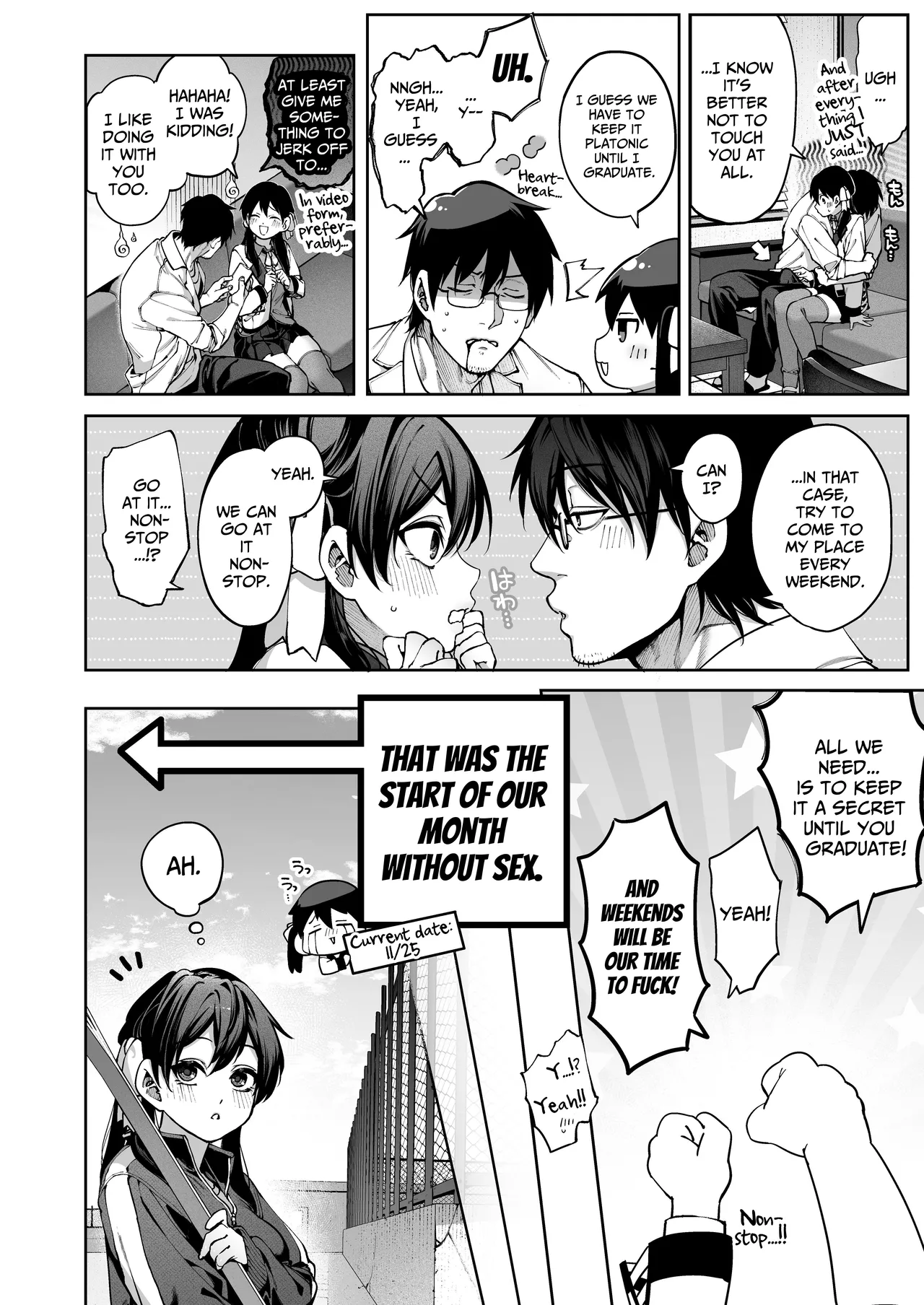 Mr. Hattori Doesn't Need a Girlfriend Cont'd! ~We're finally alone, so can I fuck your brains out?~ page 10 full