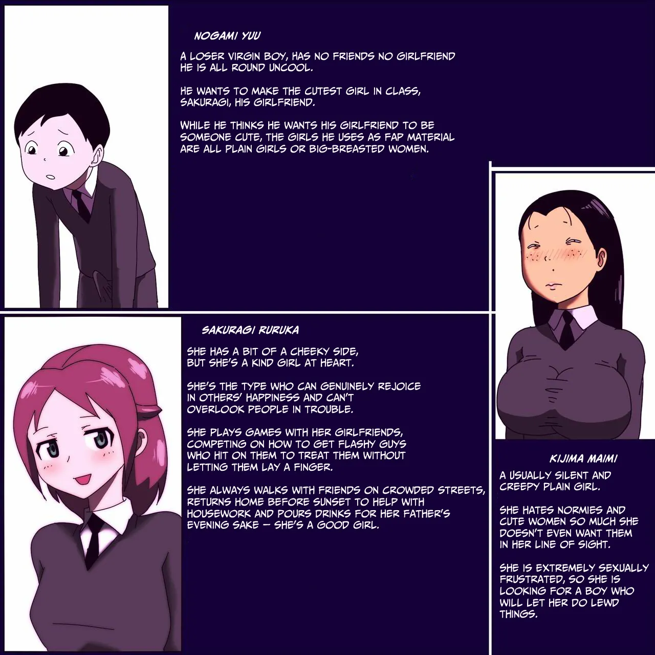 Metsuki ga Yarashii Class no Busu Onna ~Fellatio edition~ page 2 full