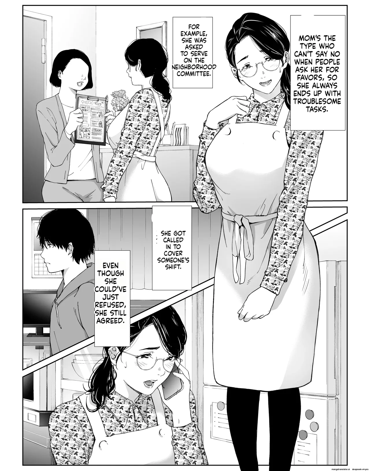 Tanomaretara Kotowarenai Seikaku no Okaa-san o Kudoite Mita page 2 full