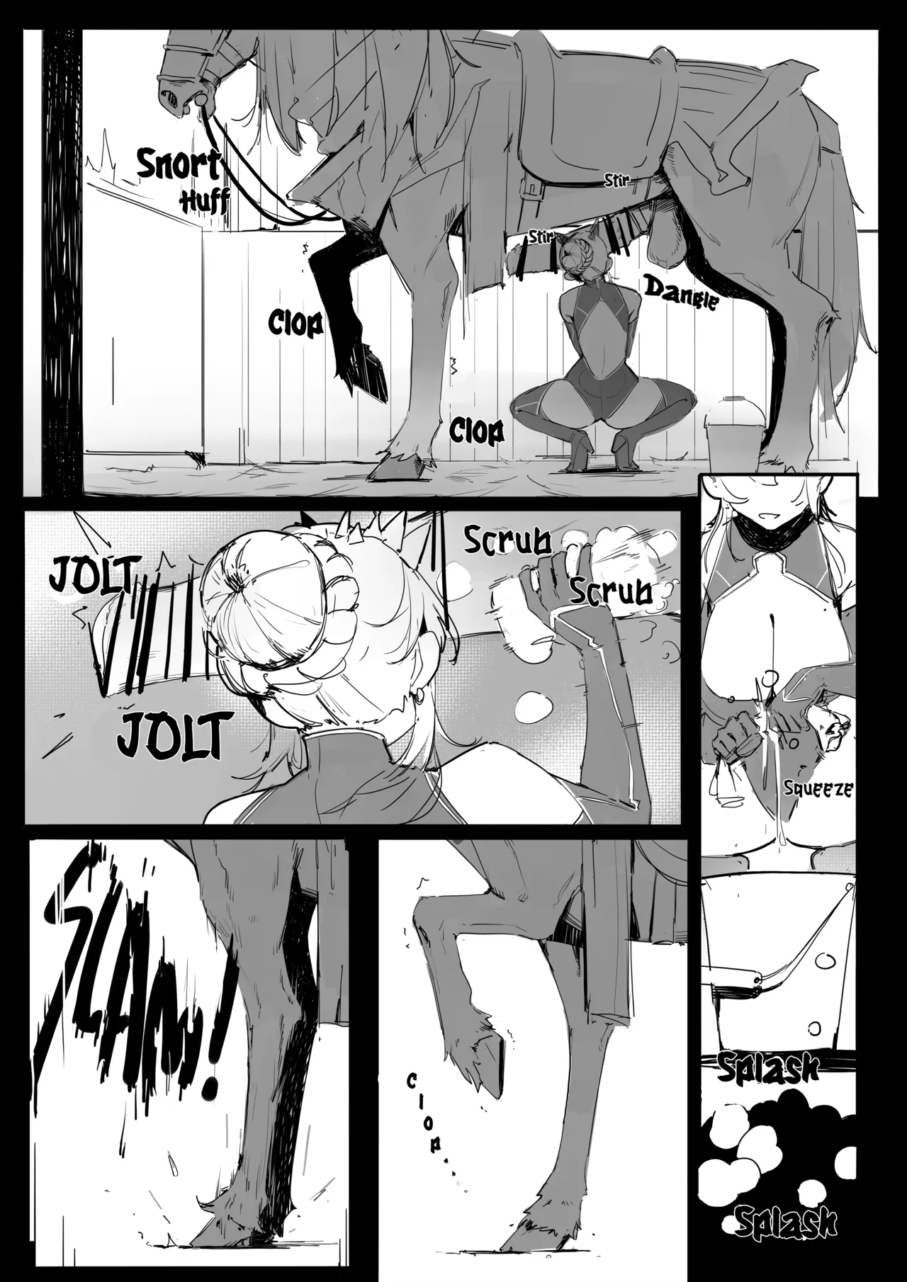 Umaba-sama no Seika - WASHING THE ROYAL MARE page 3 full