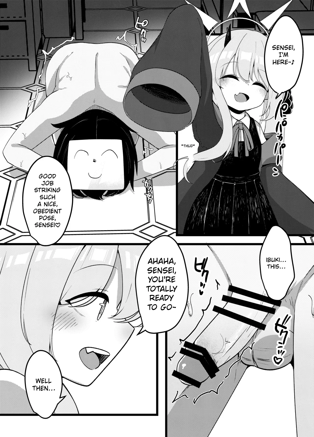 Seiyoku Tsuyotsuyo Succubus Ibuki ga Maso Sensei o Ijime Tsukusu Hanashi | The Story of the Insatiable Succubus Ibuki Bullying a Maso-Sensei to the Extreme page 4 full