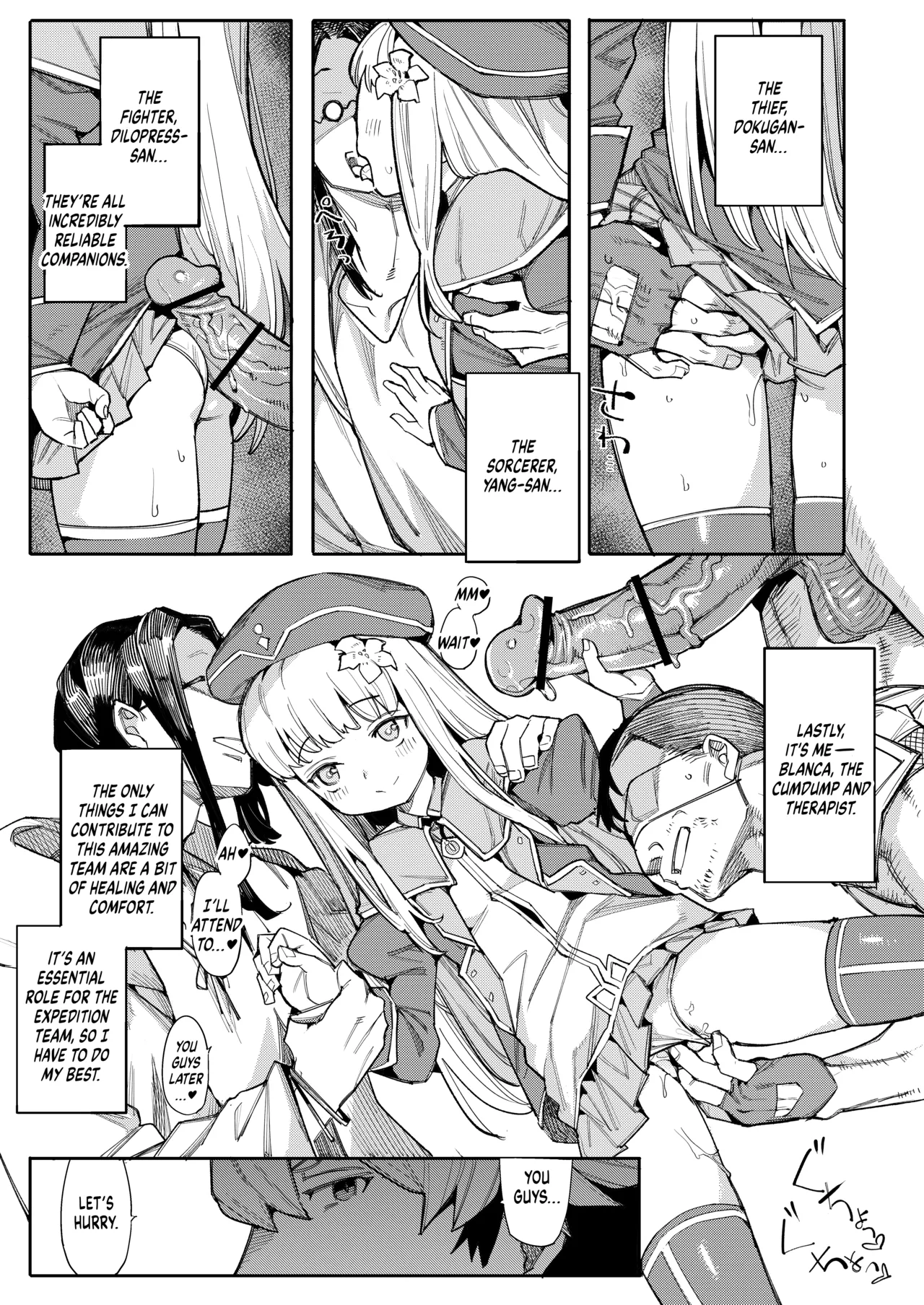 Benki Seijo Blanca Ch.2 ~Neroaras no Chika Seidou~ | Holy Cumdump Blanca  ~Neroaras Undergroud Temple~ page 9 full