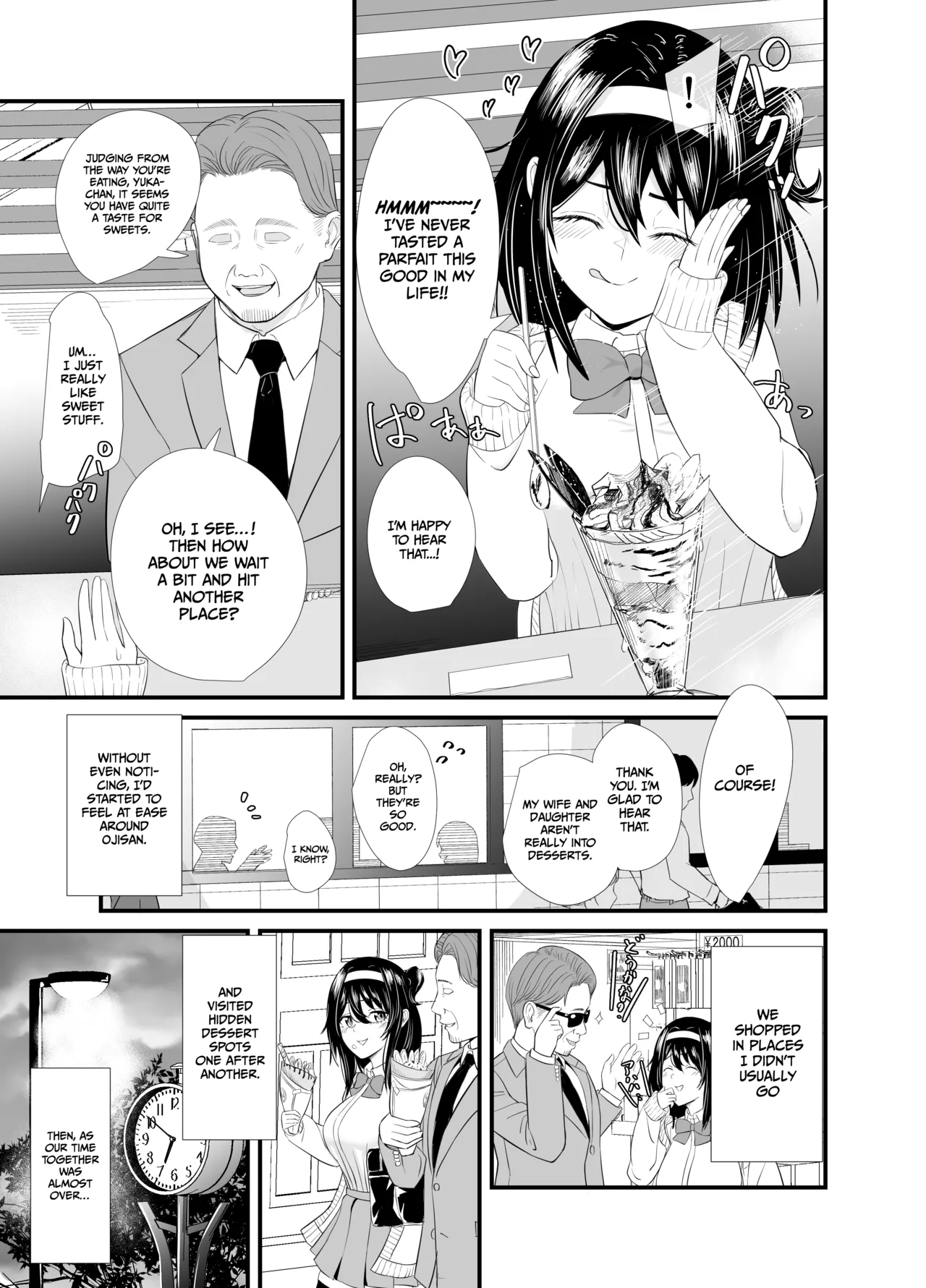 A story about a young girl who turns to SUGAR-DATING due to her family's financial hardship, only to be devoured by an Old Man and end up having an IMPREGNATION Climax page 8 full