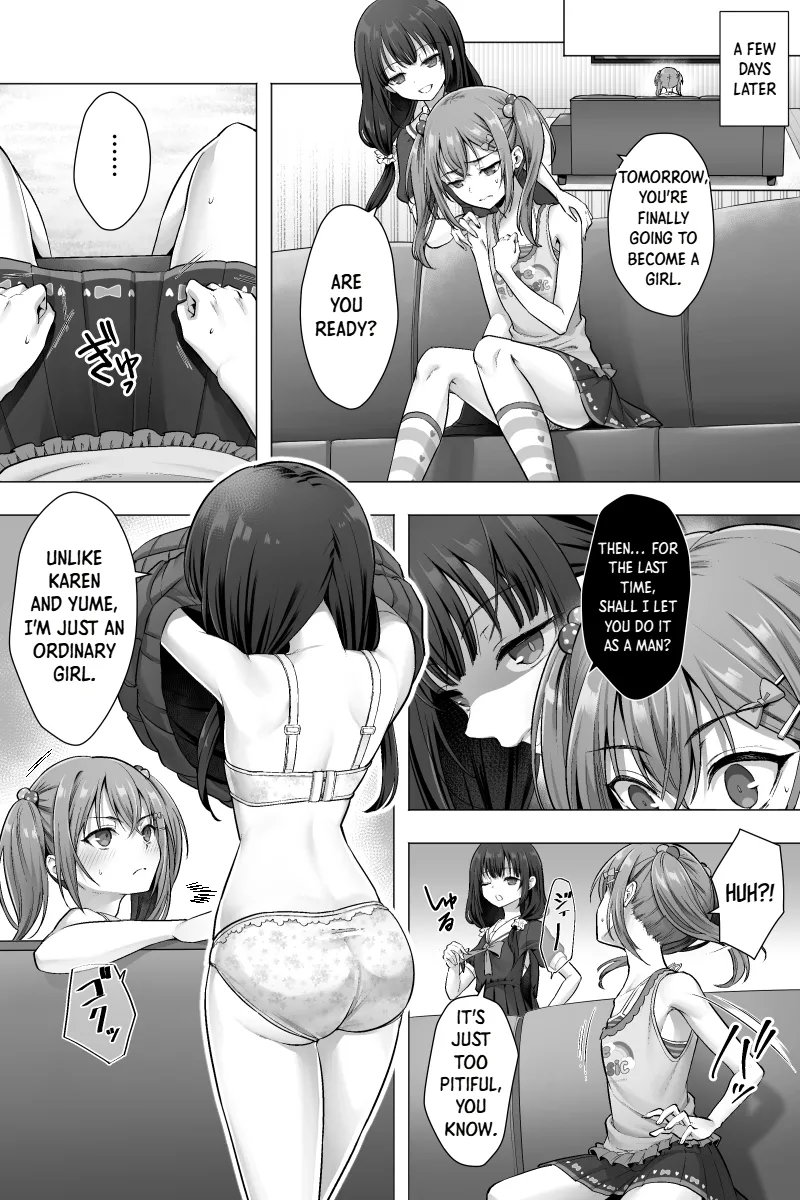 Kanketsu-hen Futanari Chinpo-sama ni Kanraku Shita Kanojo to Mesu Ochi Shita Boku no Monogatari | Conclusion Arc The Story of My Girlfriend, Who Fell for the Futanari Dick, and Me, Who Became a Female page 8 full