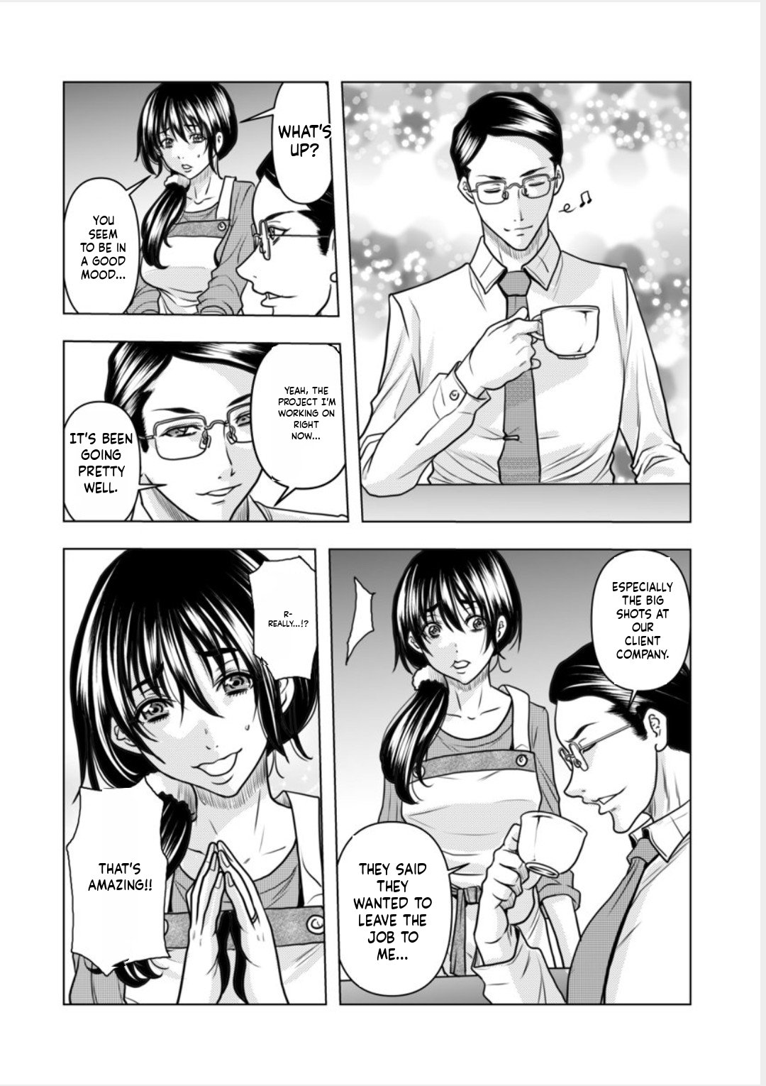 Contract wife - The days of being embraced by her husband's boss began for her husband - 8 page 5 full