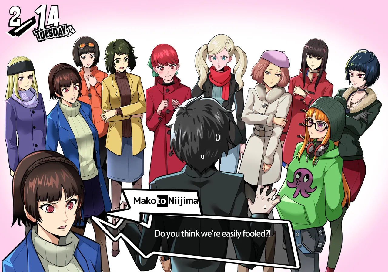P5 The Harem King's Valentine's Day! page 6 full