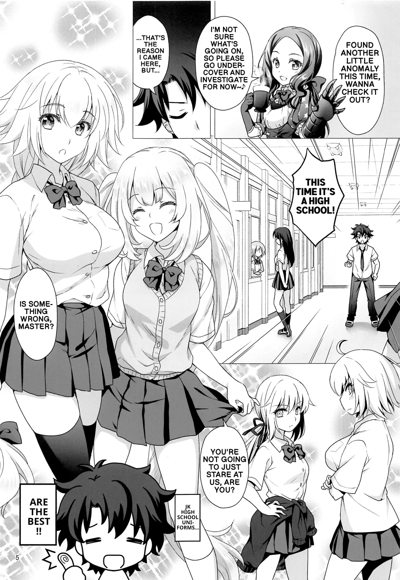 CHALDEA GIRLS COLLECTION Jeanne & Marie high school uniform Sex-filled book page 4 full