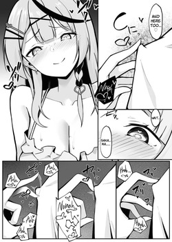 [Rarirurerowawon (Rururoriri)] Oshite Osotte Osowarete | I Did My Fave, Then She Did Me! (Murasaki Shion, Sakamata Chloe) [English] [The People With No Name] [Digital] — page 13