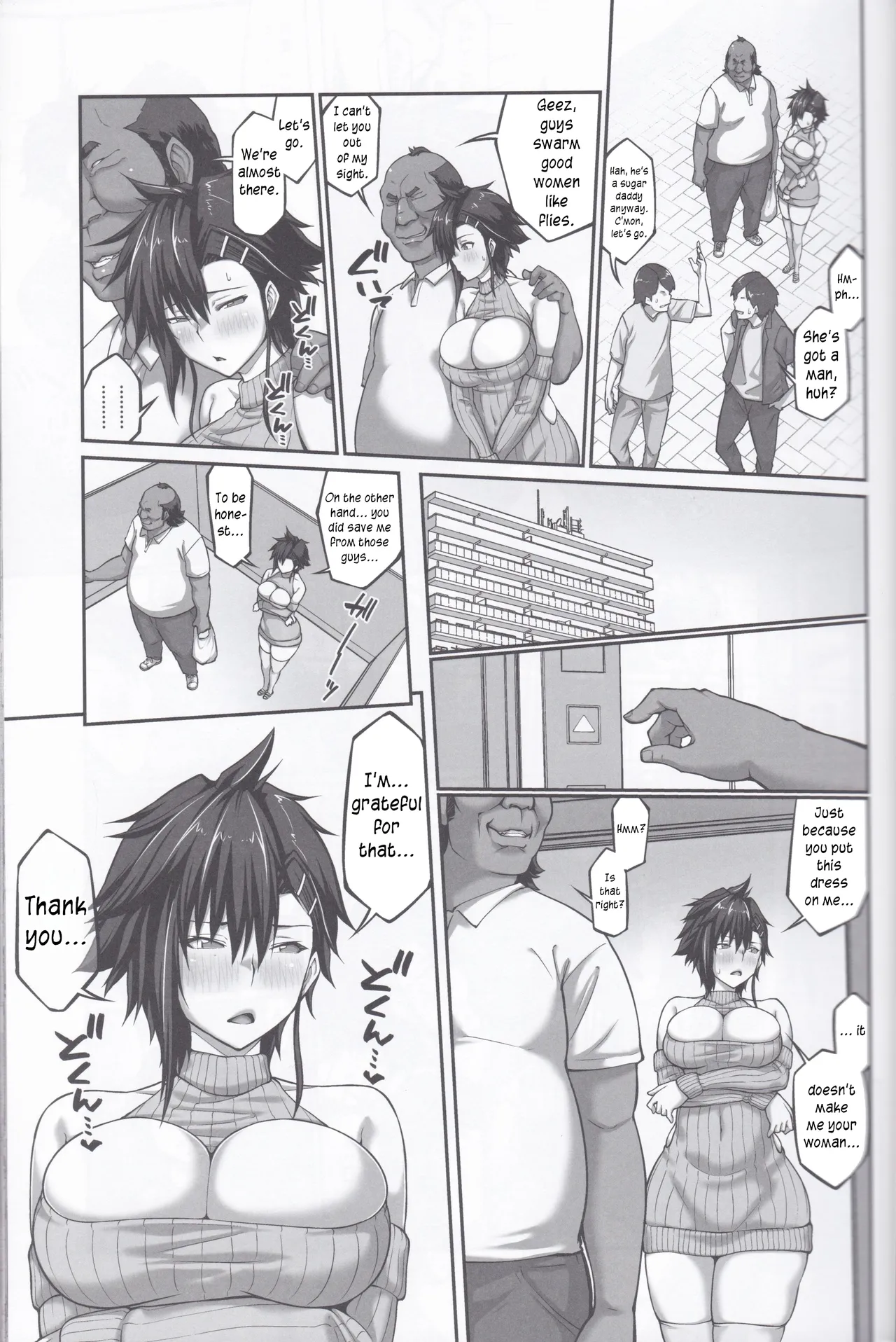 Nakadashi Oji-san ni Nerawareta Mesu wa Nigeru Koto ga Dekinai ~Fujitomo Megumi Hen 4~ page 10 full