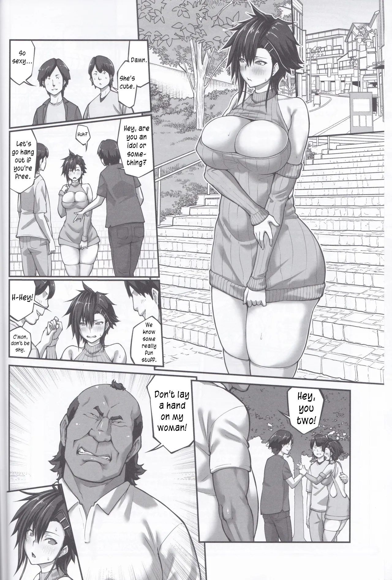 Nakadashi Oji-san ni Nerawareta Mesu wa Nigeru Koto ga Dekinai ~Fujitomo Megumi Hen 4~ page 9 full