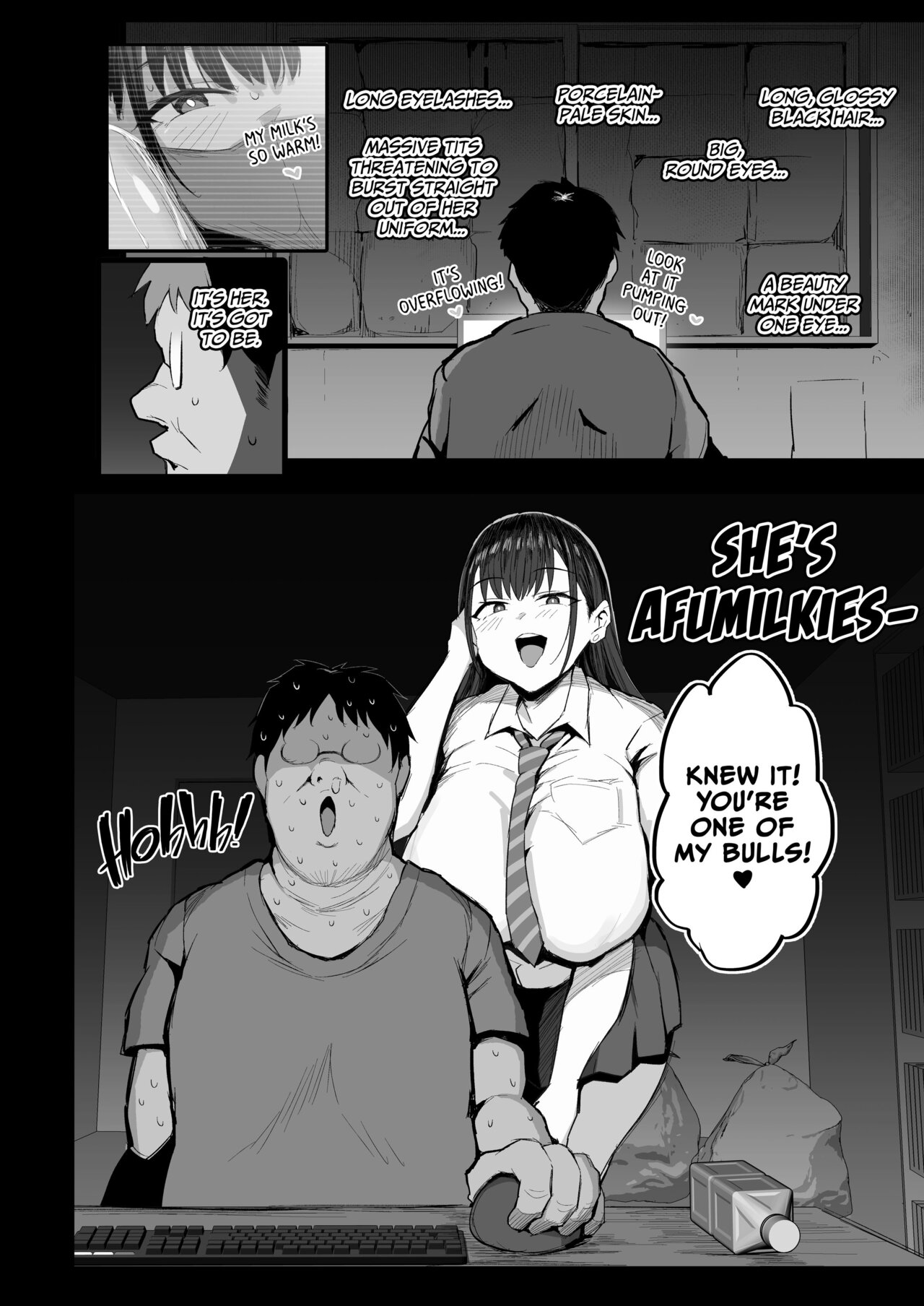 Milk and Subscribe꞉ My Sister's Classmate is a Cowgirl Streamer page 7 full