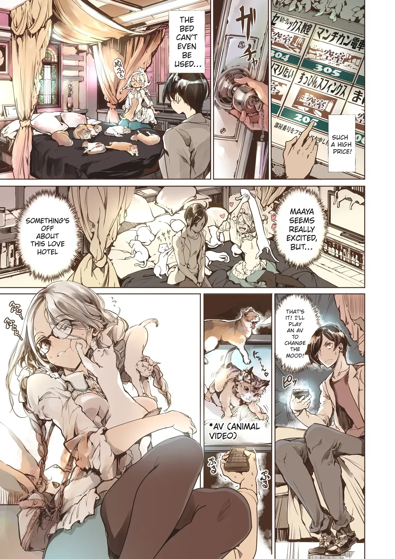 The Love Hotel with Cats page 8 full