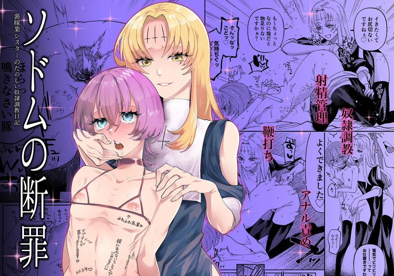 Sodom no Danzai -Urakagyou Sister no Tanoshii Dorei Choukyou Nikki- page 1 full