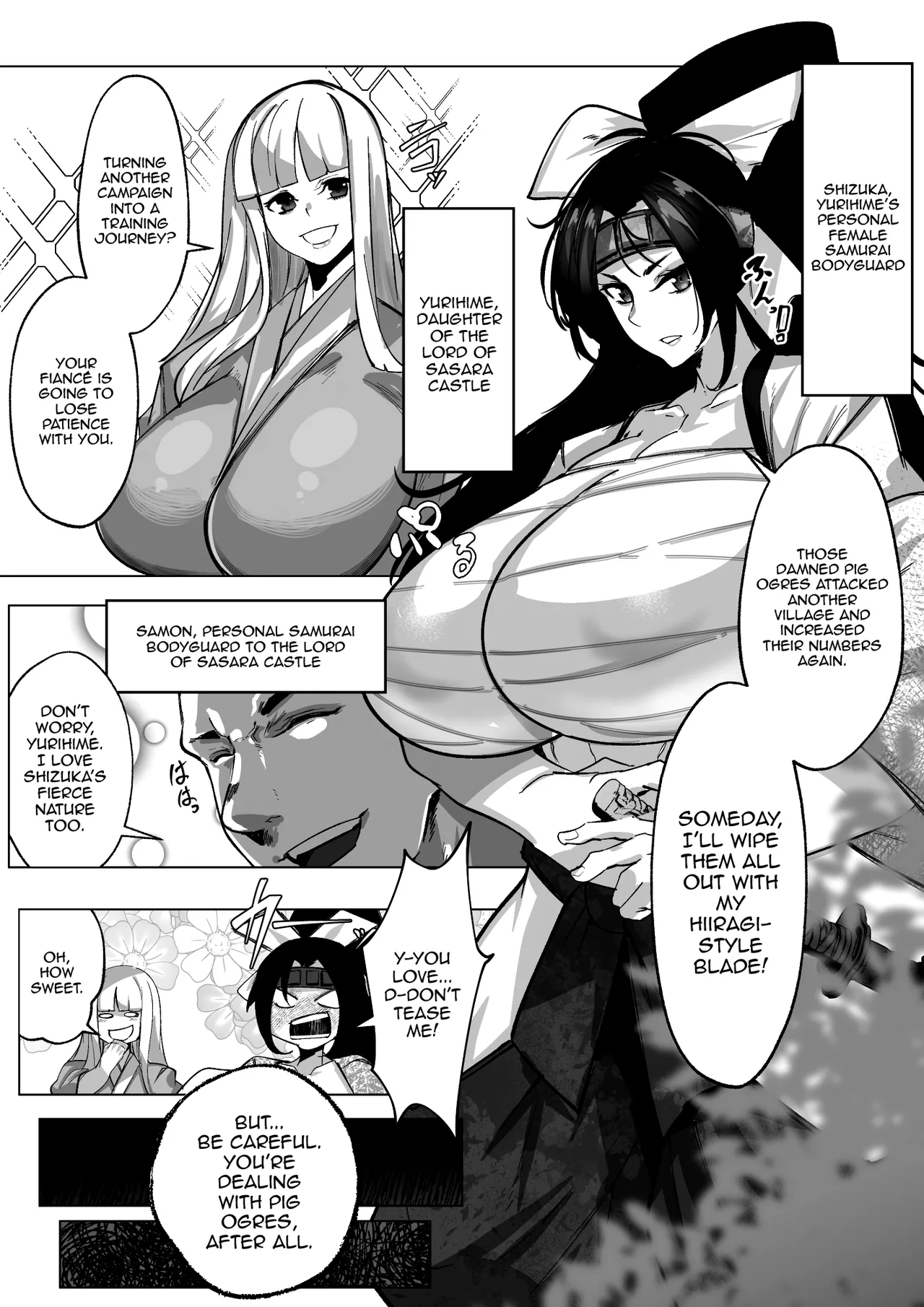 Butaoni to Onna Samurai / The Pig Demon And The Female Samurai page 6 full