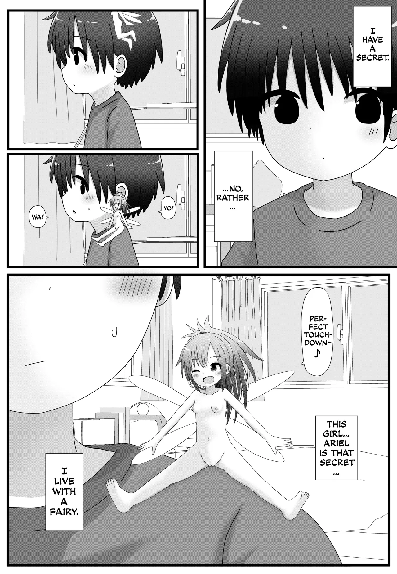 Chicchai Yousei-chan to Ecchi | Lewding with a Small Fairy page 1 full