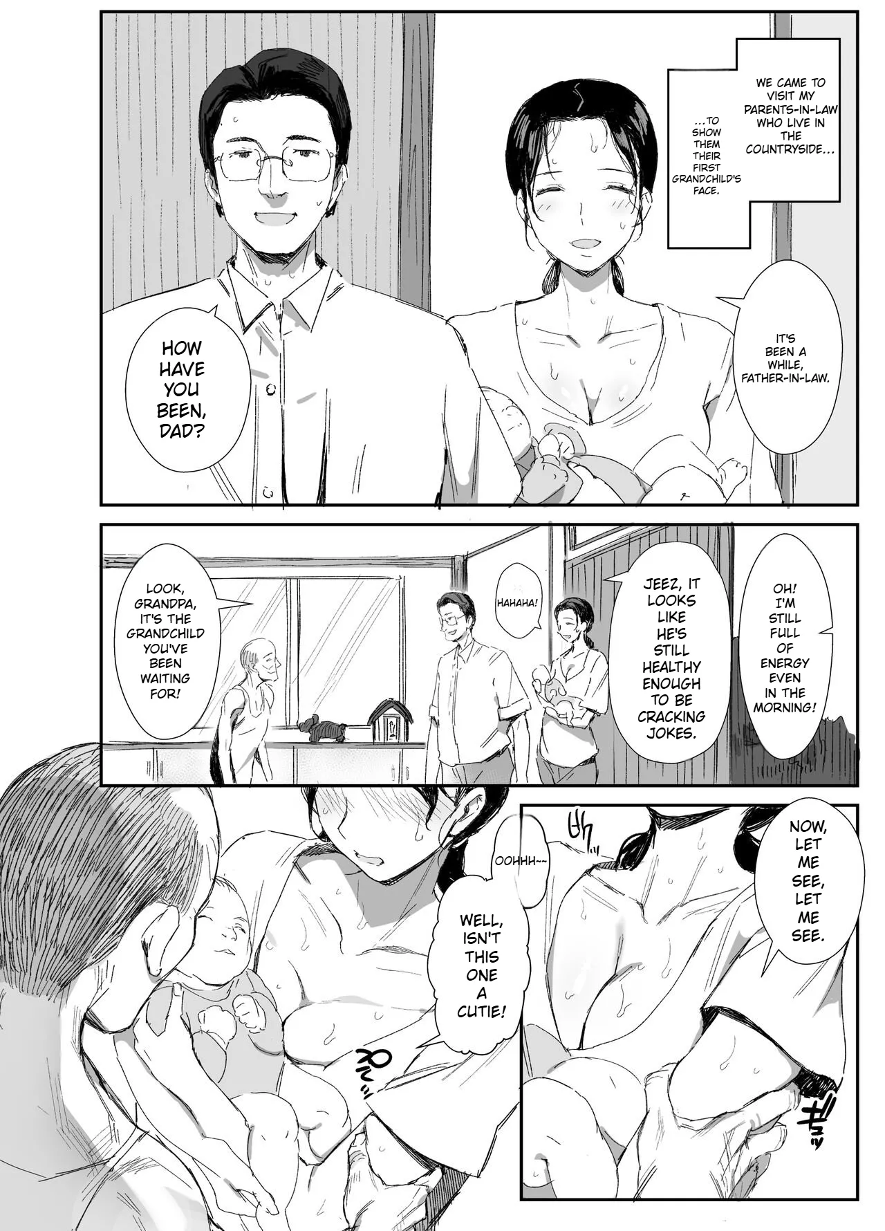 A Perverted Father-in-Law Living in the Countryside and His Daughter-in-Law Raising Children page 3 full