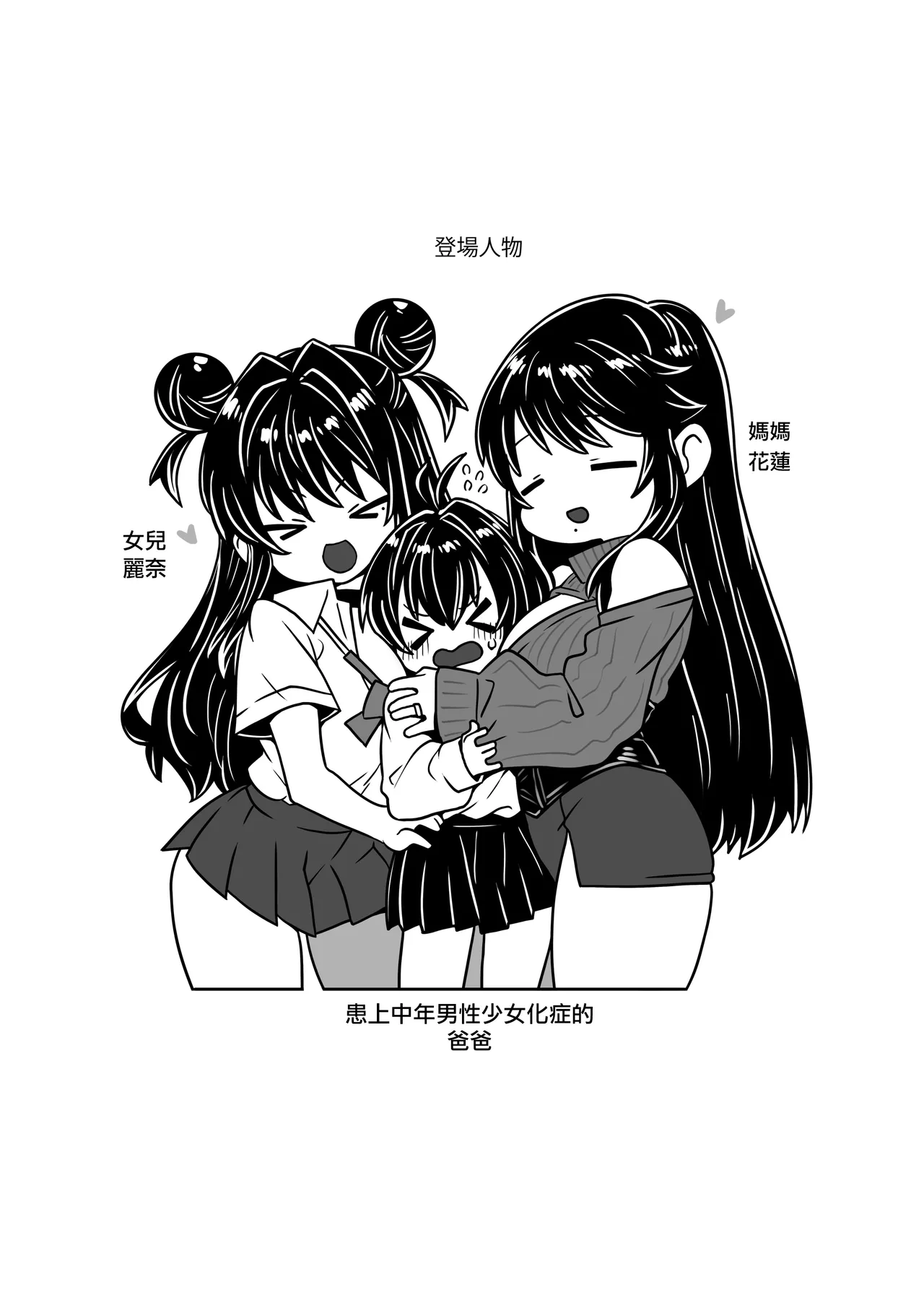 Chuunen Dansei Shoujoka-shou ni Kakatta Papa wa, Tsuma to Musume no Omocha ni Narimashita. | 患上中年男性少女化症的爸爸、成为了妻子和女儿的玩具。 page 3 full