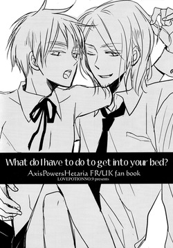 [LOVEPOTIONNO.9 (Ichinomiya Shihan)] What do I have to do to get into your bed? (Hetalia Axis Powers) [English] — page 20