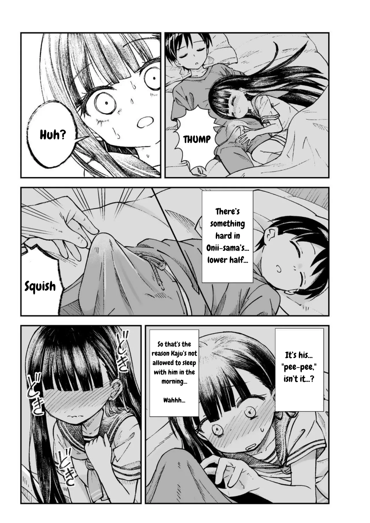 Kaju’s Secretly Taking Big Brother’s First Time. page 6 full