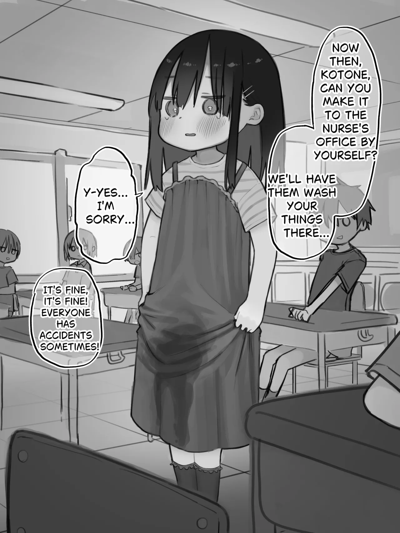 Girl stripped of wet clothes page 3 full