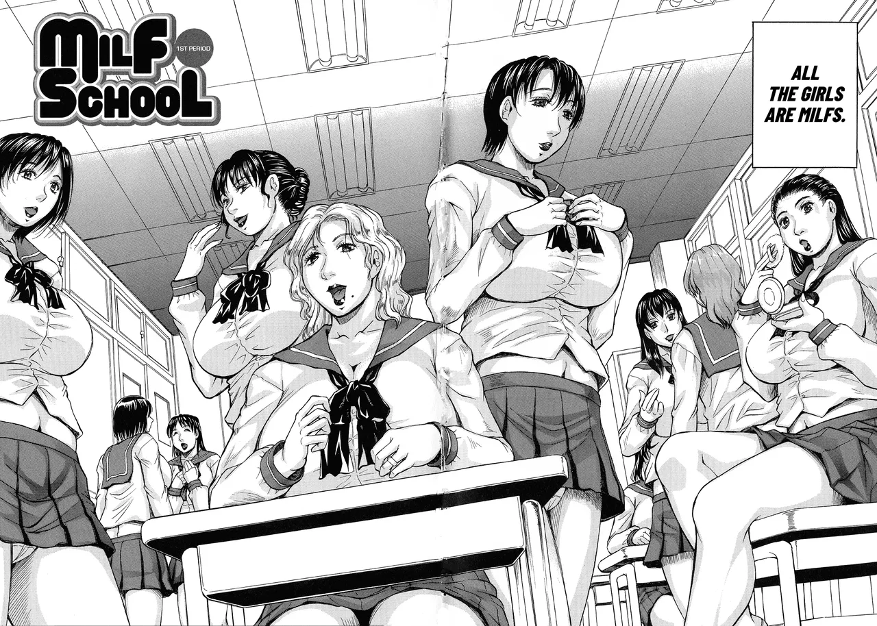 Jukujo Gakuen ~ Classmate wa Zen'in Jukujo ~ Okiniiri Touroku | Milf School ~All My Classmates Are Mature Women~ page 4 full