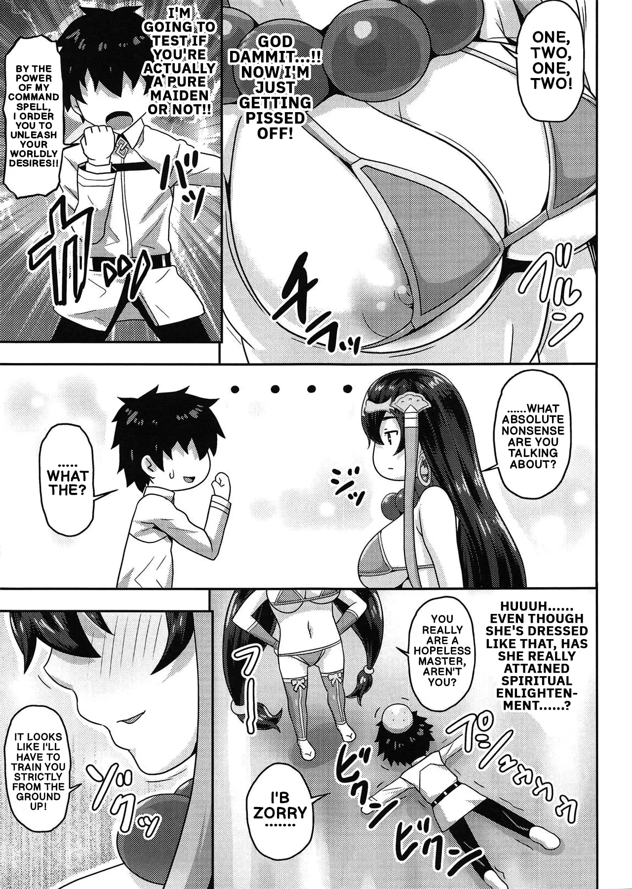 No one's attaining any enlightment with those huge boobs around page 4 full