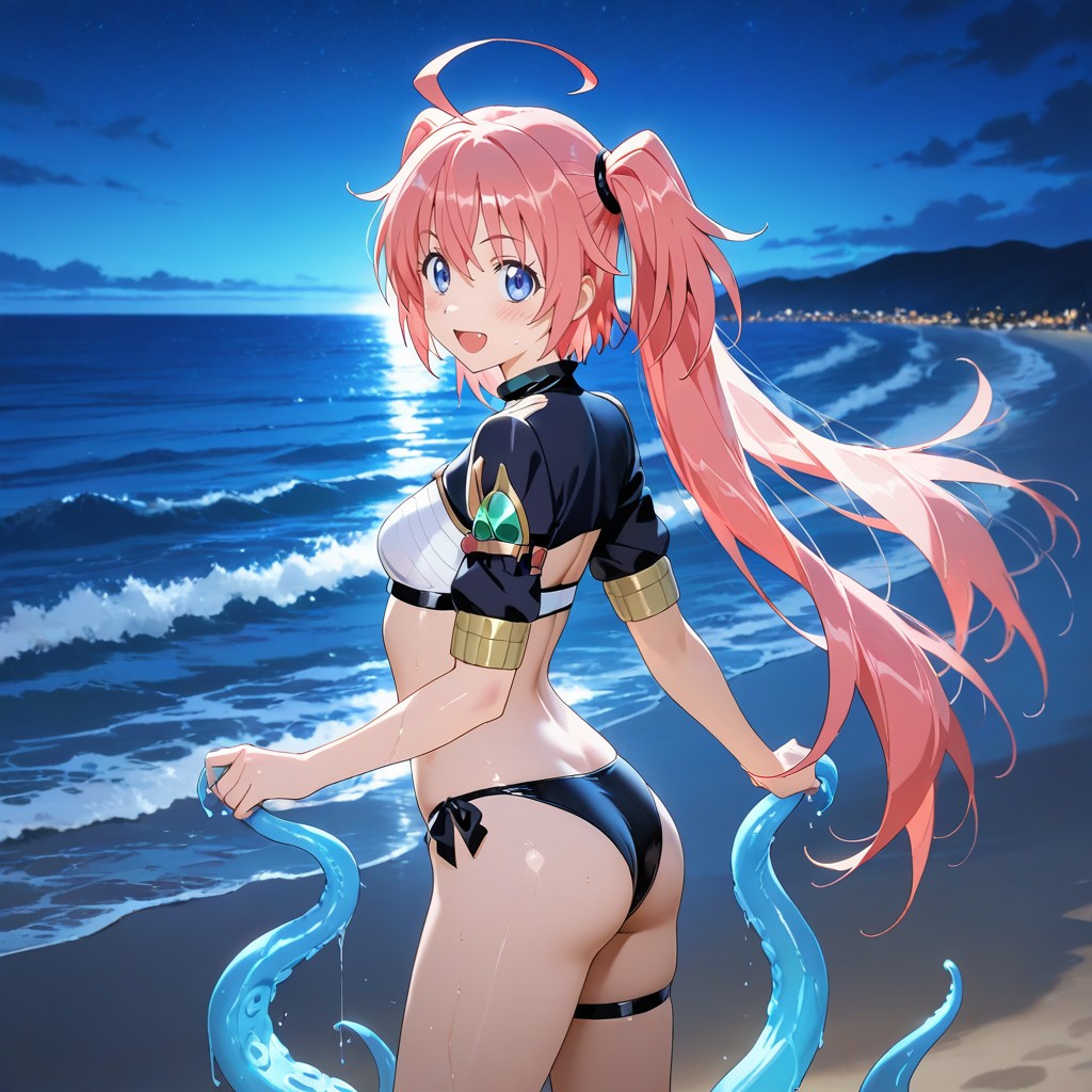 Milim Nava Tentacles - That Time I Got Reincarnated as a Slime - AI Generated page 1 full